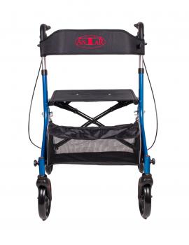 Antar Rollator Gehwagen MIT STOßDÄMPFER Federung Aluminium faltbar inkl.Tasche