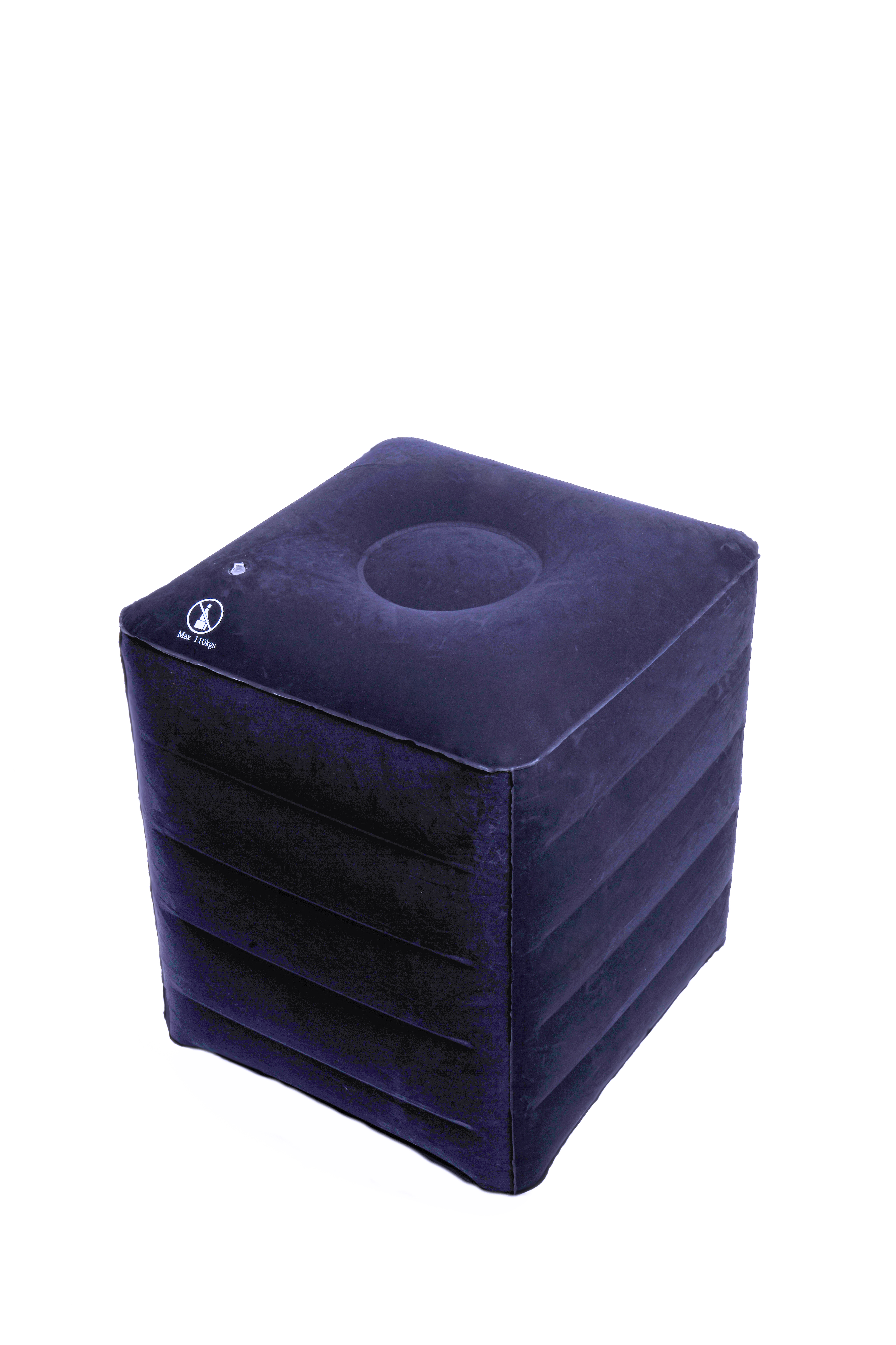 Bandscheibenwürfel Lagerungswürfel Sitzwürfel Blau 55x40x30 cm