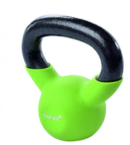 Kettlebells Kugelhantel Gewicht 3 kg grün Kraftsport Trainingshantel 1 St.TopVit