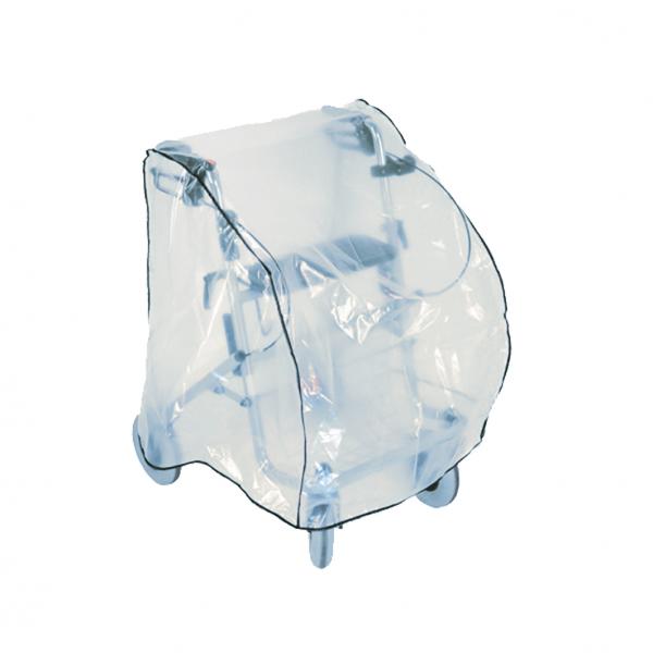 Staub- und Schmutzabdeckung transparent für Rollator Abdeckhaube Nässeschutz